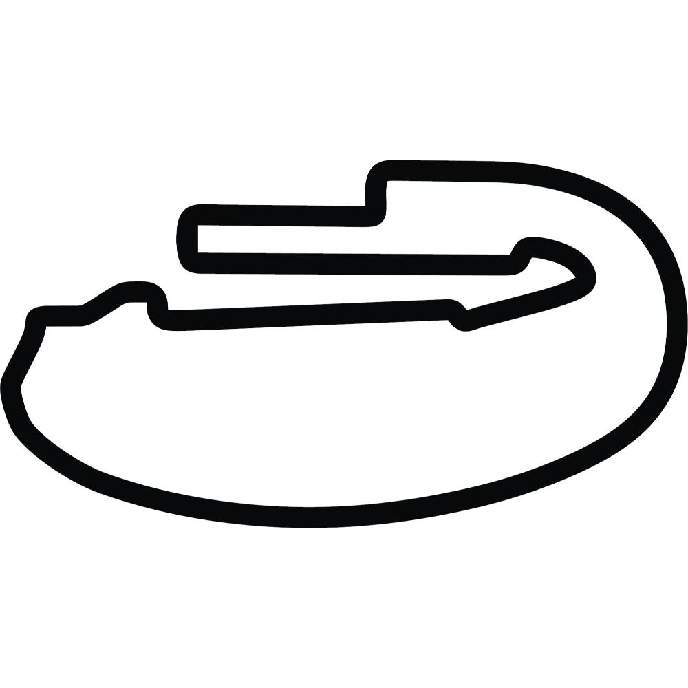 Auto Club Speedway Sports Car Layout Decal