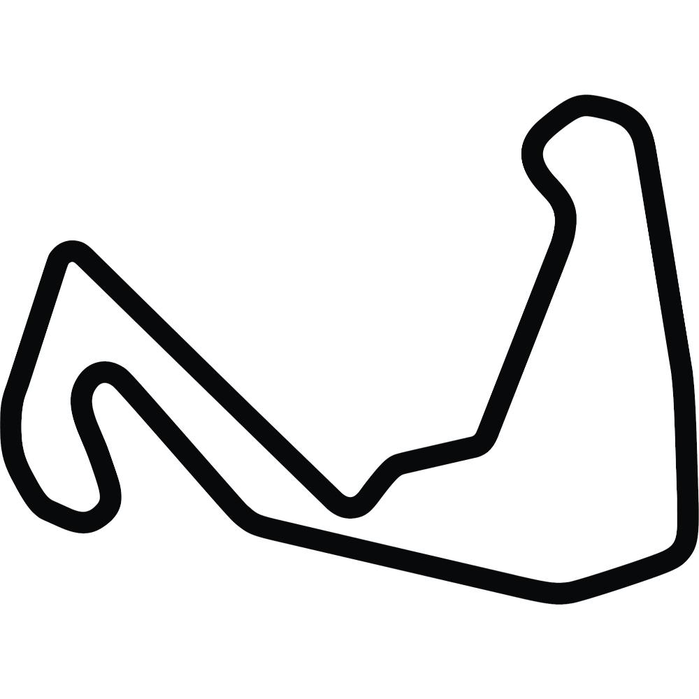 Carolina Motorsports Park Full Course Decal