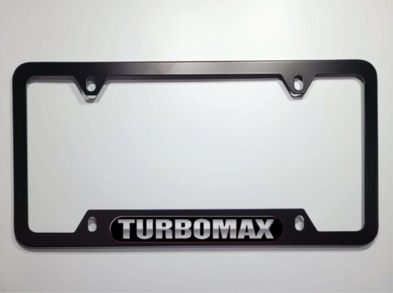 Turbomax License Plate Frame