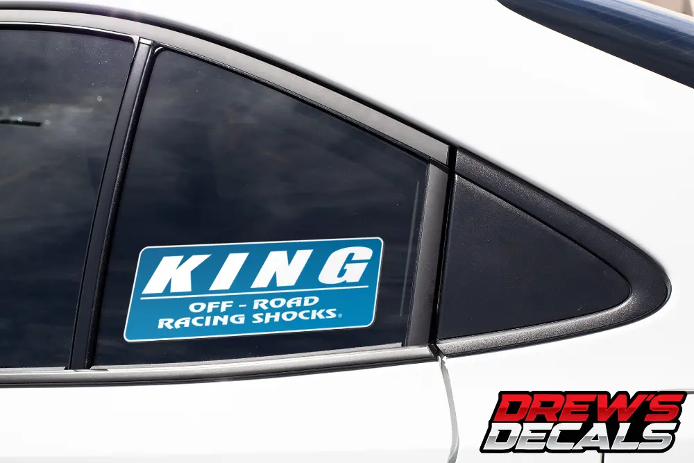 King Off Road Racing Shocks Decal