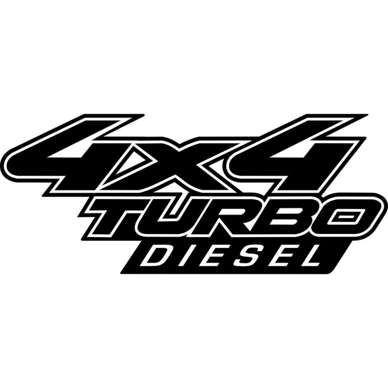 4X4 Turbo Diesel Decal