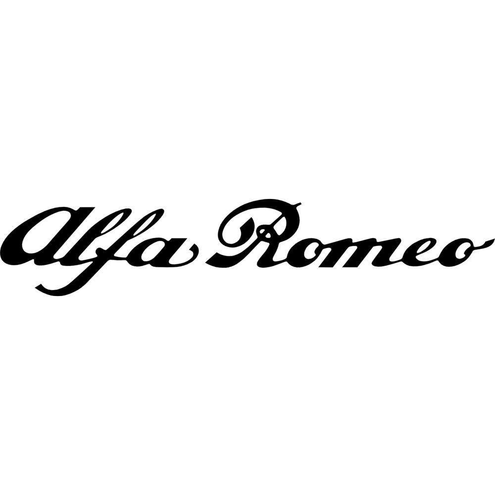 Alfa Romeo Script Decal