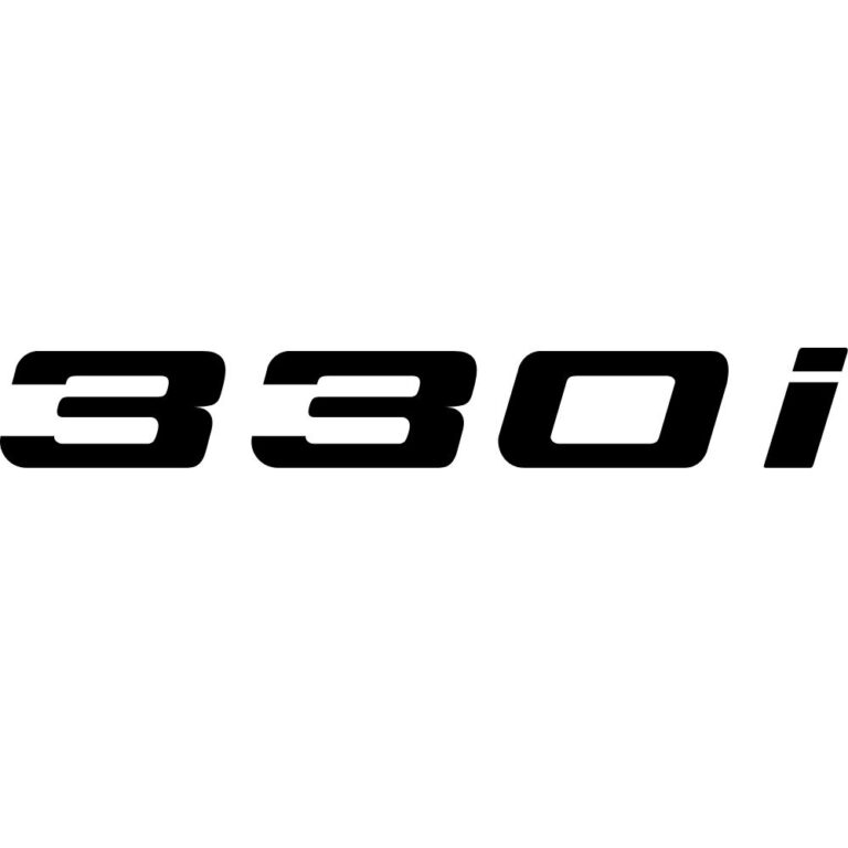 BMW 330i Decal
