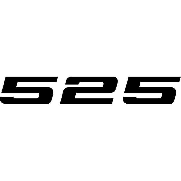 BMW 525 Decal