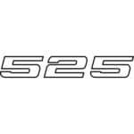 BMW 525 Outline Decal