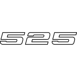 BMW 525 Outline Decal