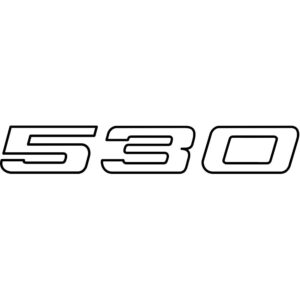 BMW 530 Outline Decal