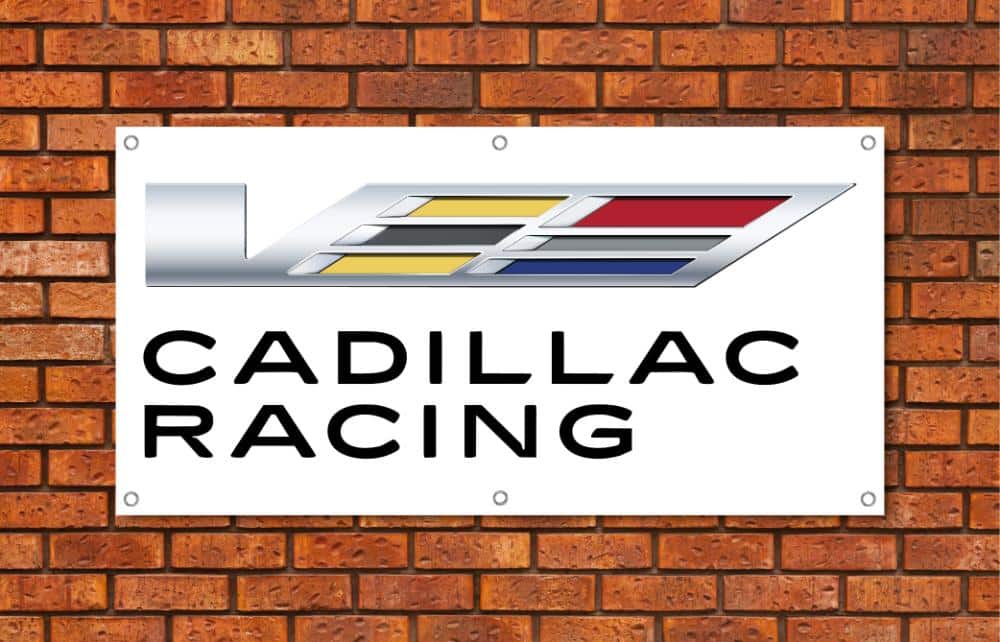 Cadillac V Racing Garage Banner
