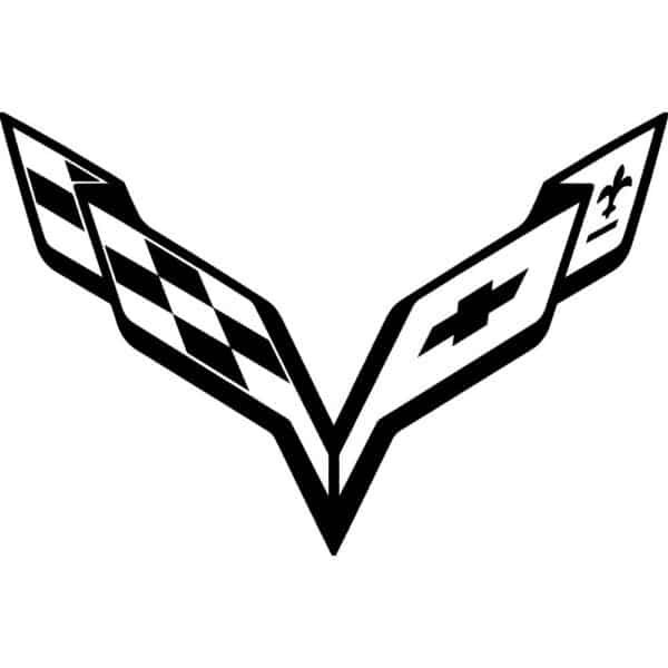 Corvette C7 Logo Decal