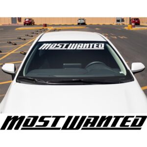 Need For Speed Most Wanted Windshield Banner