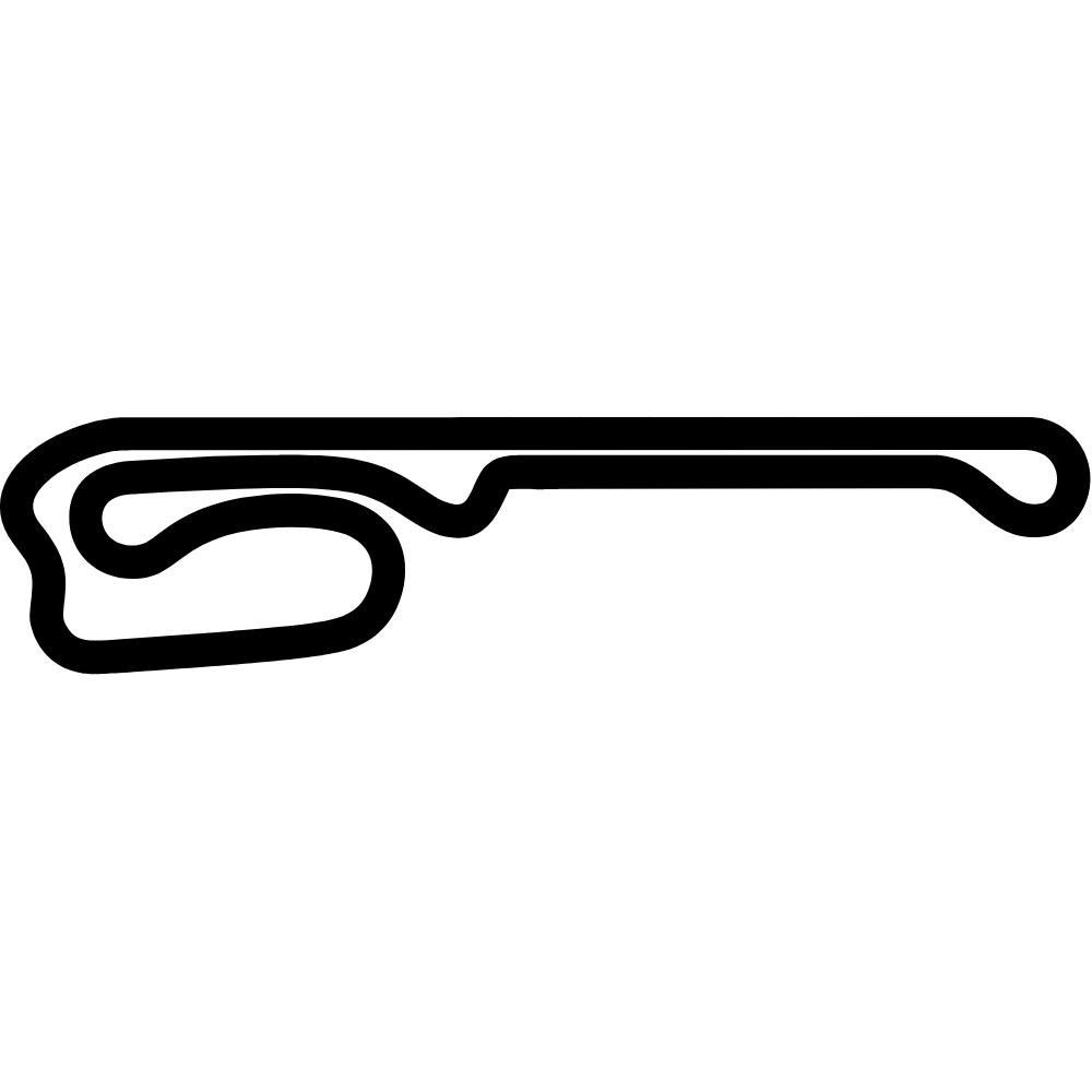 Palm Beach International Raceway Road Course Decal