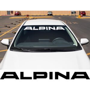 Alpina Windshield Banner