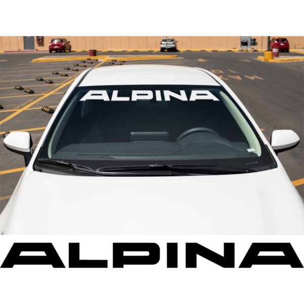 Alpina Windshield Banner
