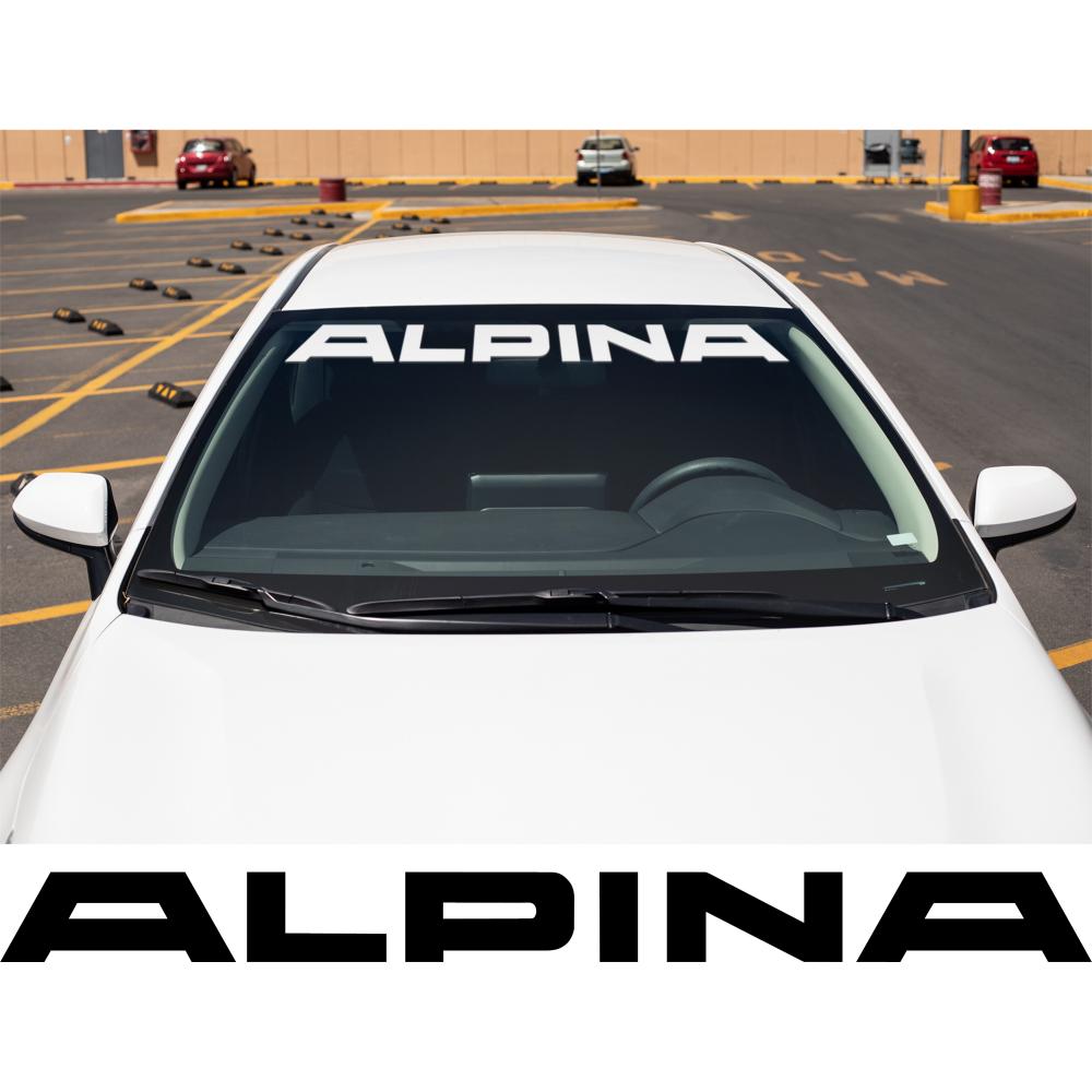 Alpina Windshield Banner