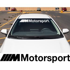 BMW M Motorsport Windshield Banner