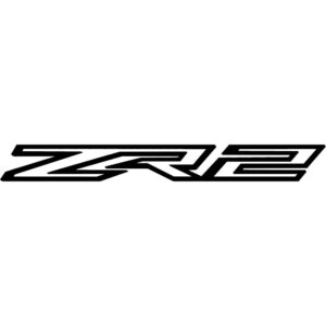 Chevy Silverado ZR2 Outline Decal