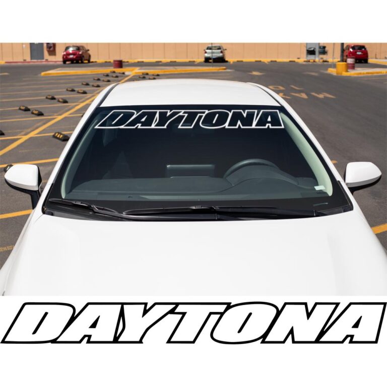 Dodge Charger Daytona Outline Windshield Banner
