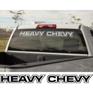 Heavy Chevy Windshield Banner