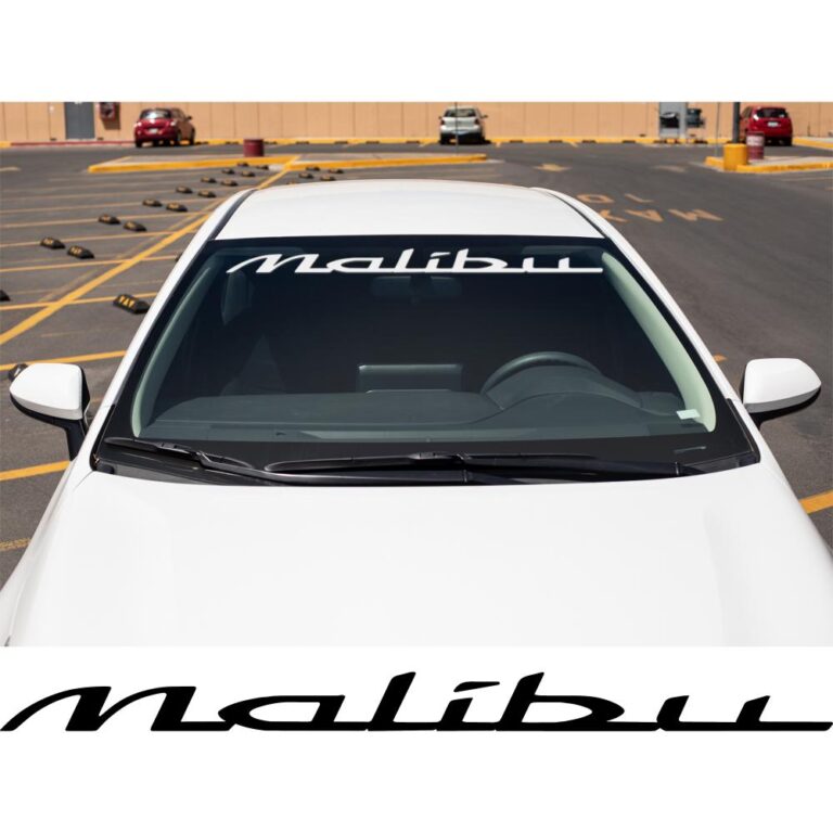 Chevy Malibu Windshield Banner