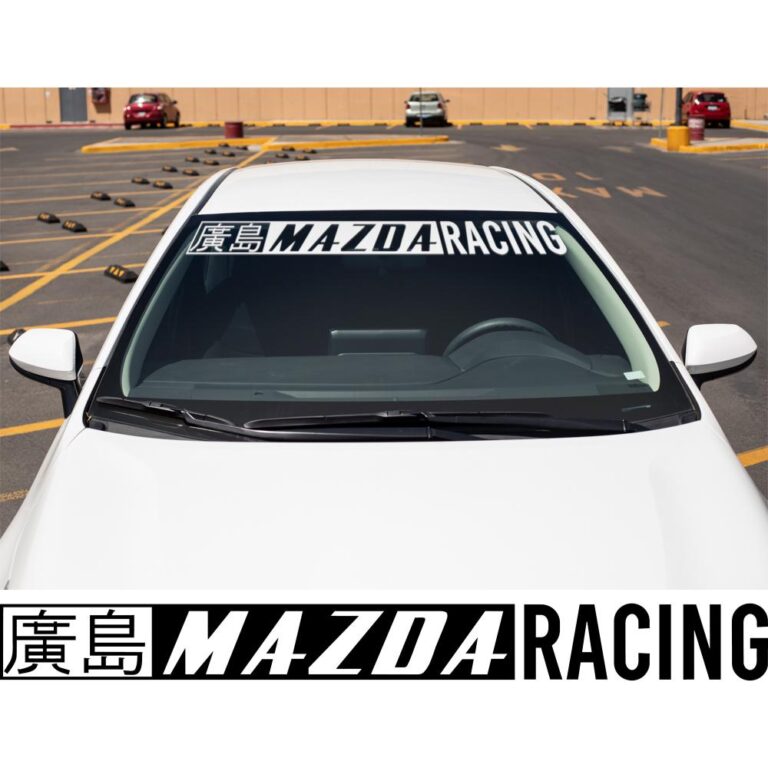 Mazda Racing Windshield Banner sticker