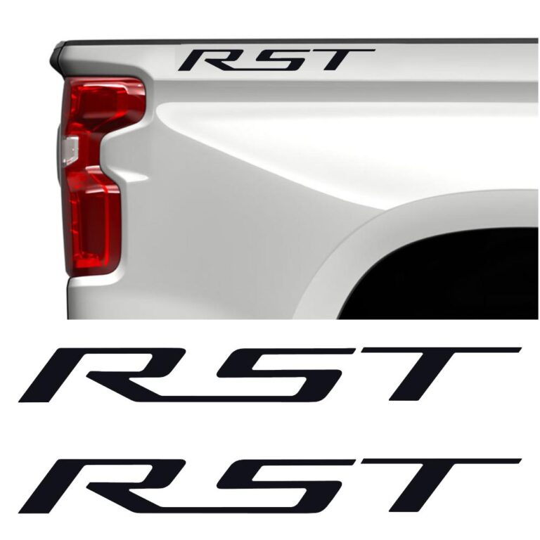 Chevy Silverado RST Bed Decals