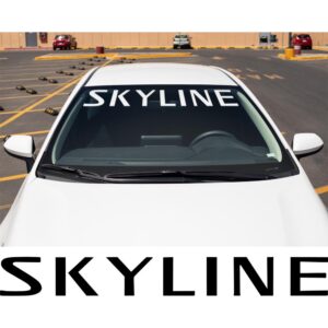 Nissan Skyline Windshield Banner