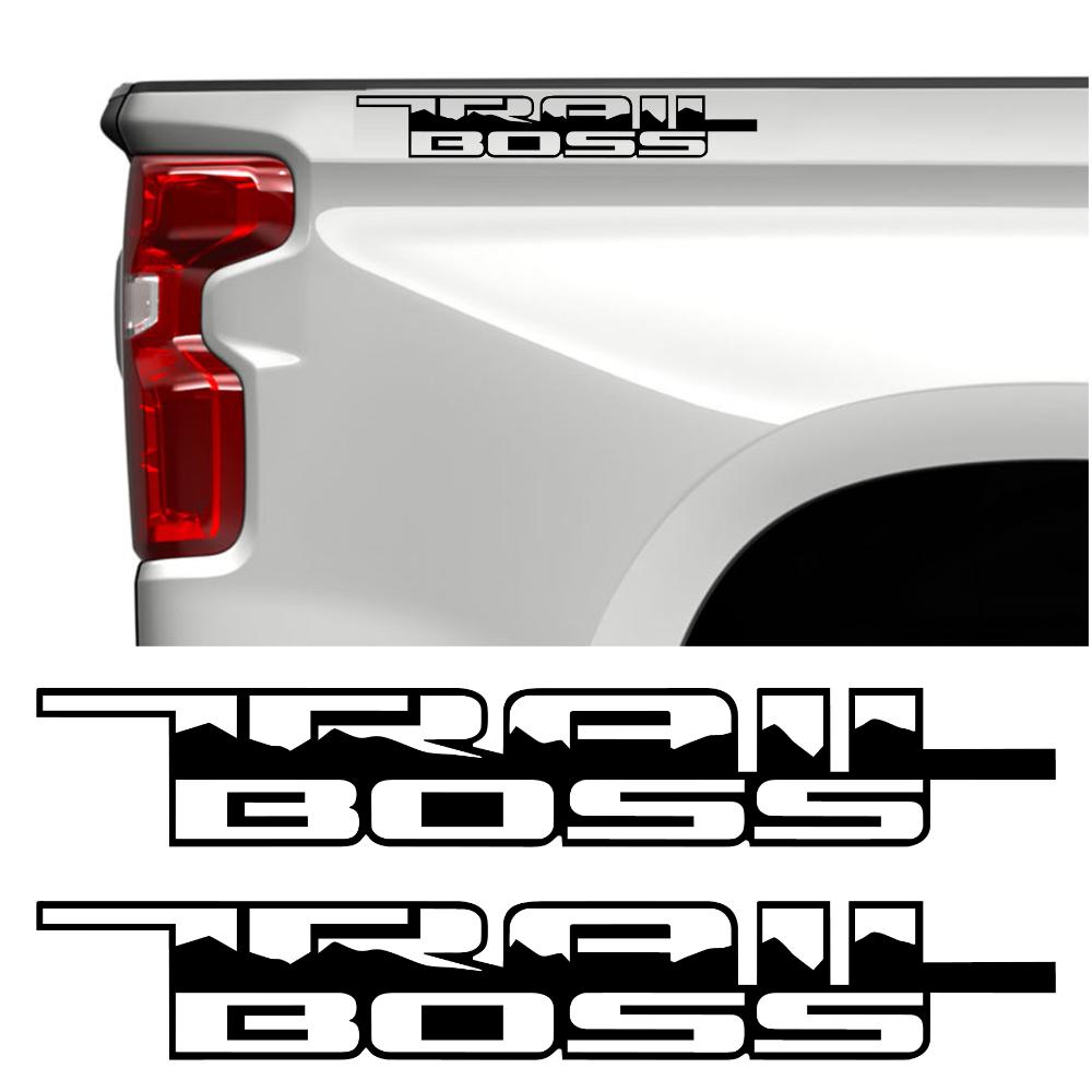 Chevy Silverado Trail Boss Bed Decals