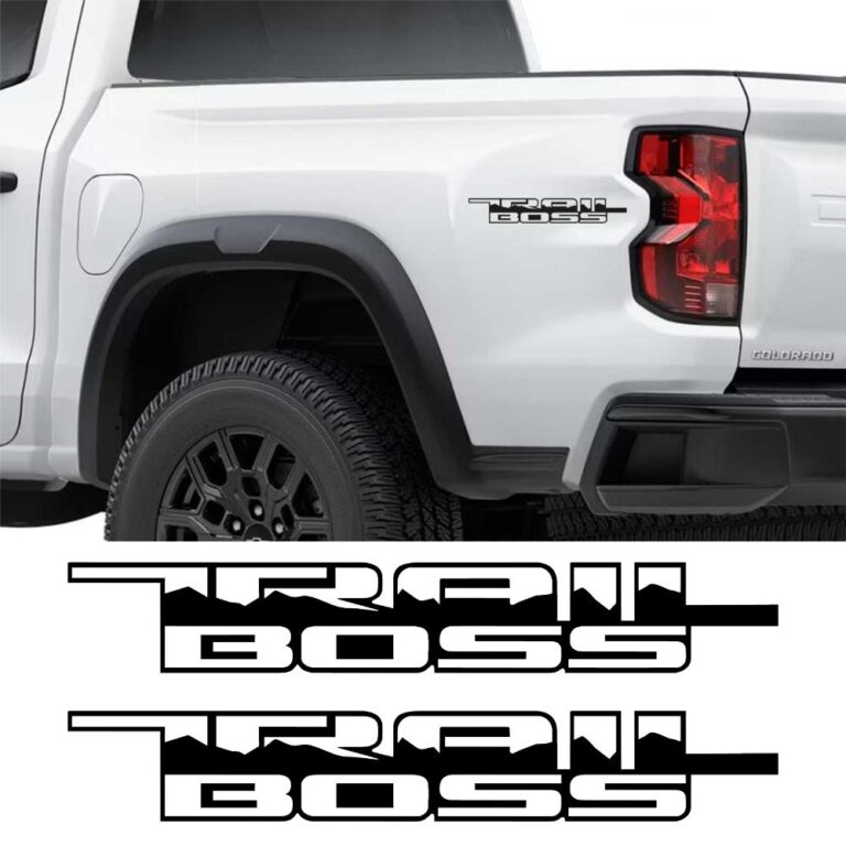 2023 2024 Chevy Colorado Trail Boss Bed Decals