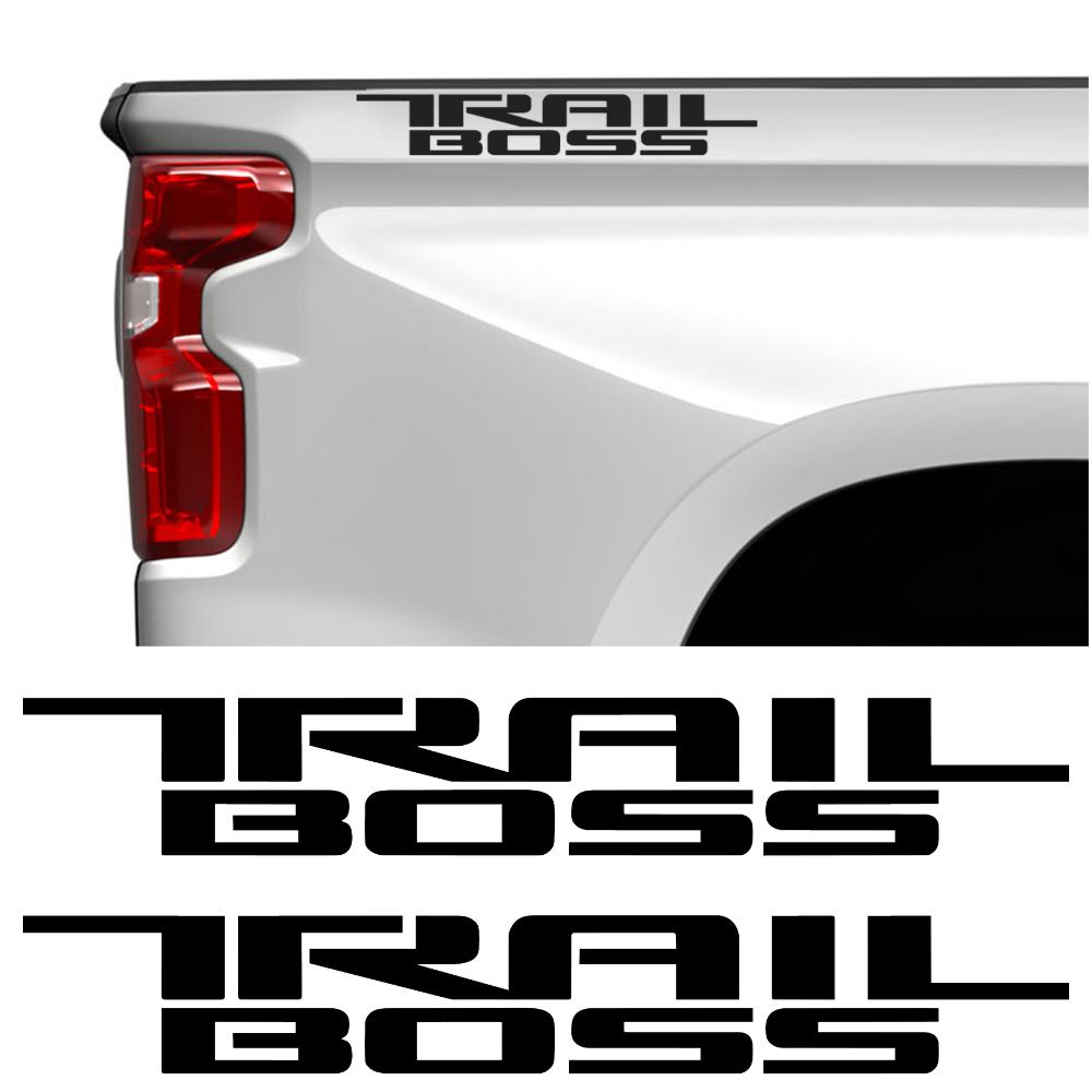 Chevy Silverado Trail Boss Solid Bed Decals