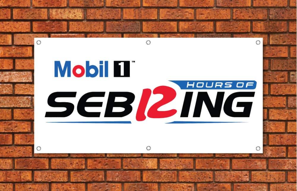 Mobil 1 12 Hours Of Sebring Garage Banner