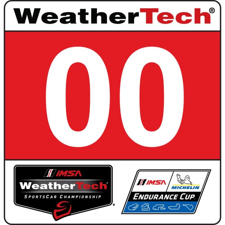 IMSA GTD PRO Number Plate Decal