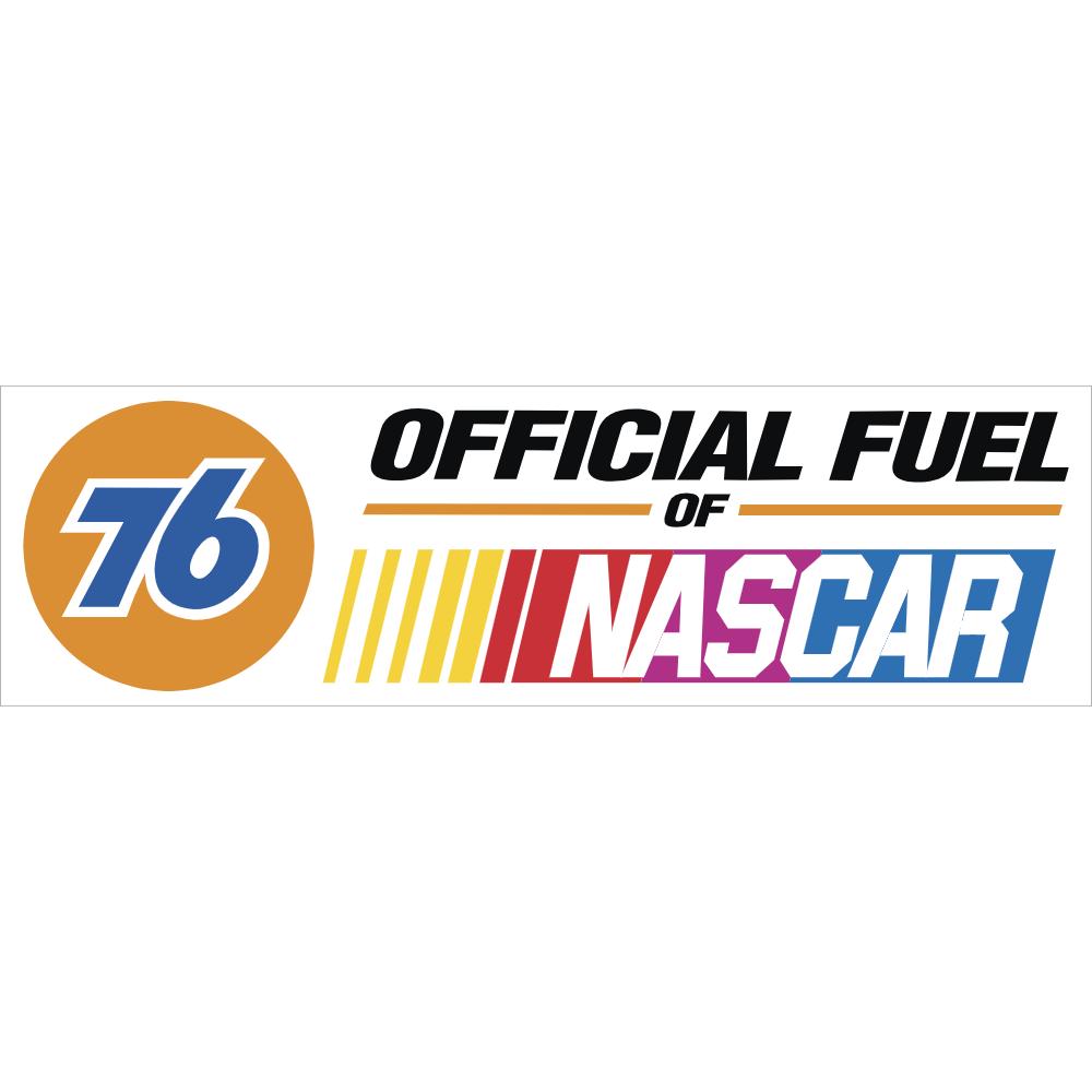 76 Official Fuel Of Nascar Decal