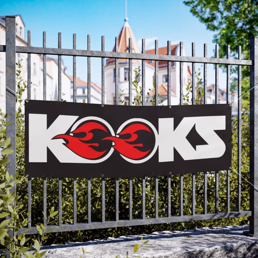 Kooks Headers Garage Banner