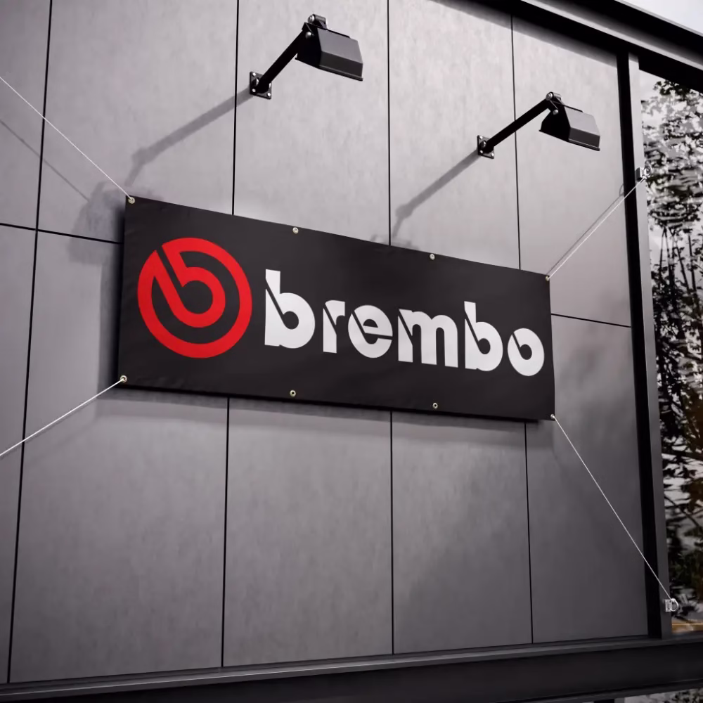 Brembo Brakes Garage Banner