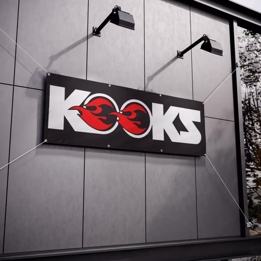 Kooks Headers Garage Banner