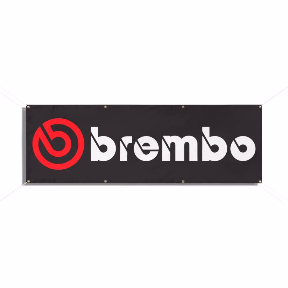 Brembo Brakes Garage Banner