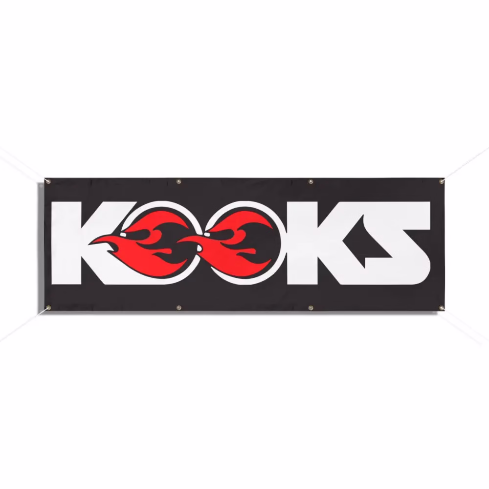 Kooks Headers Garage Banner