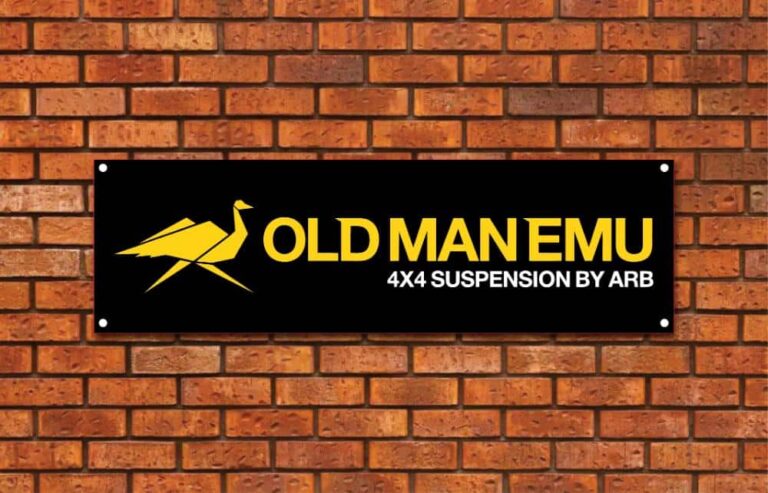 Old Man Emu Garage Banner