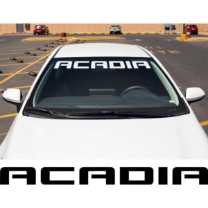 GMC Acadia Windshield Banner