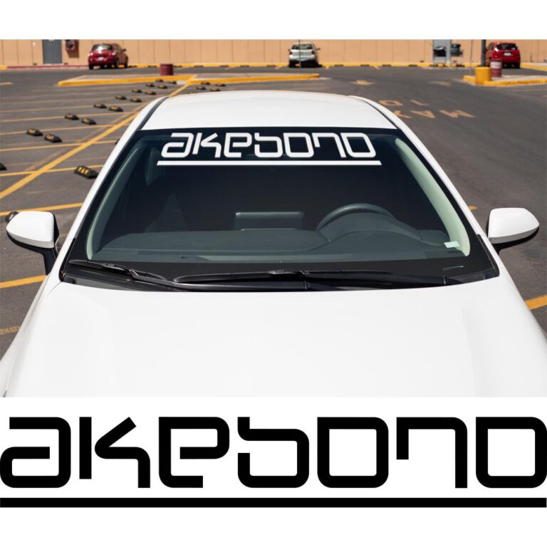 Akebono Windshield Banner