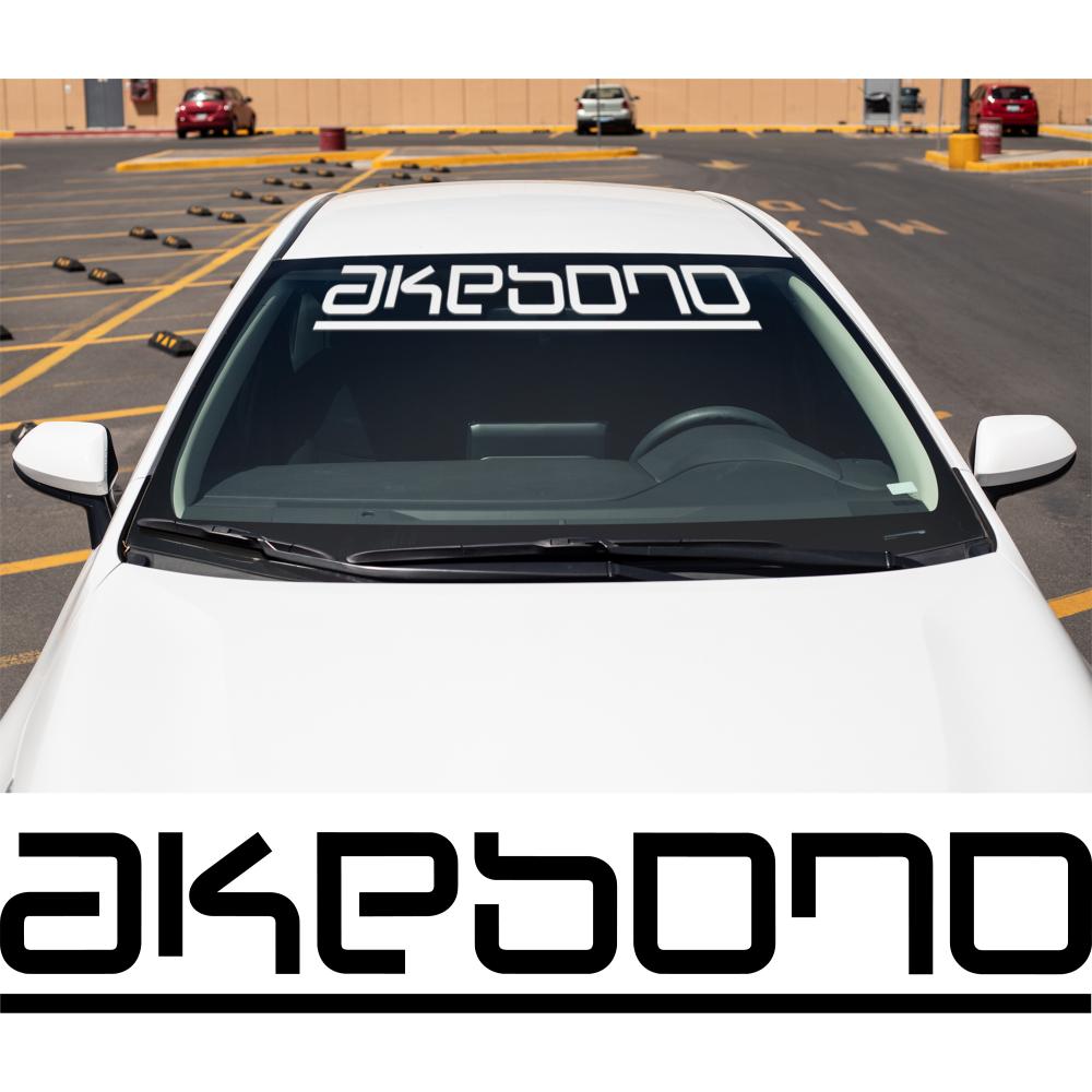 Akebono Windshield Banner
