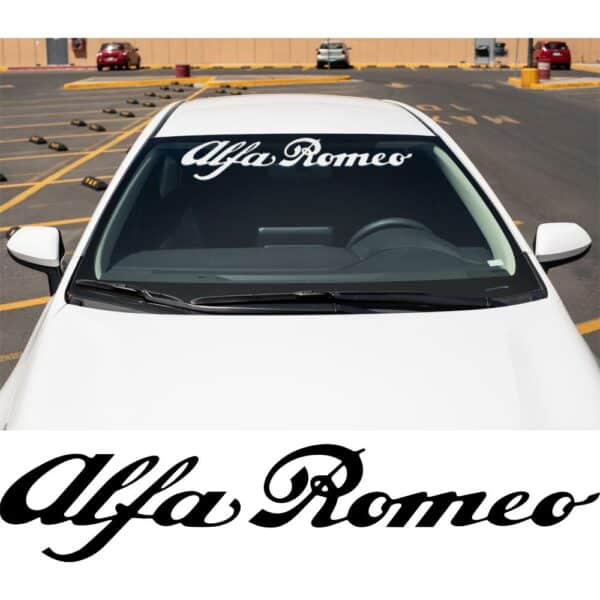 Alfa Romeo Windshield Banner