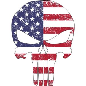 American Flag Punisher Decal