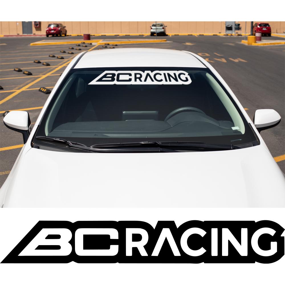 BC Racing Windshield Banner