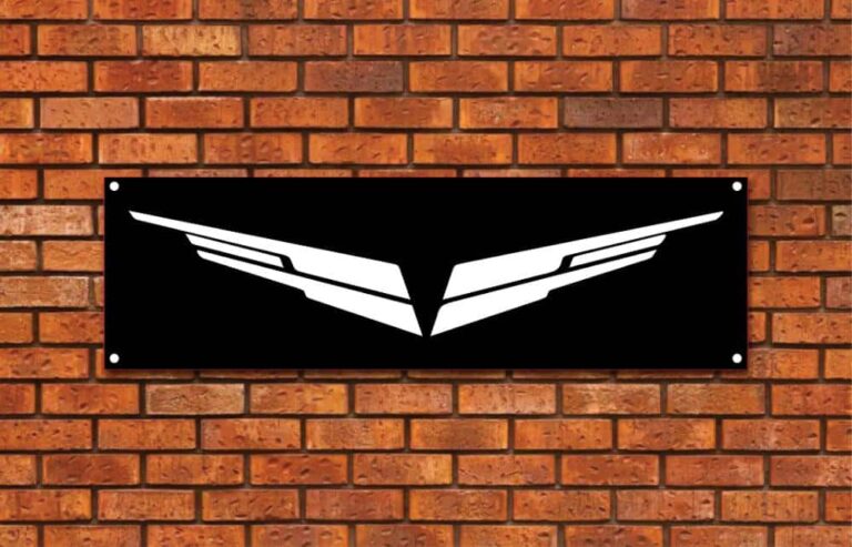 Cadillac Blackwing Garage Banner