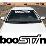 Subaru Boostin STI Windshield Banner