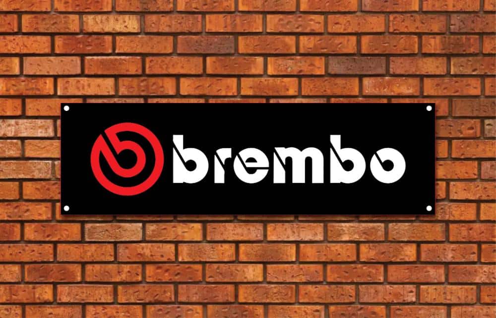 Brembo Brakes Garage Banner