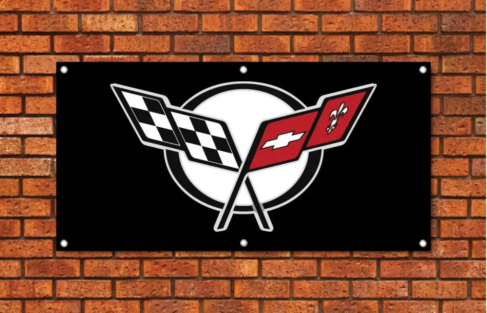 Corvette C5 Black Garage Banner