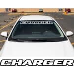 Dodge Charger Outline Windshield Banner