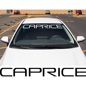 Chevy Caprice Windshield Banner